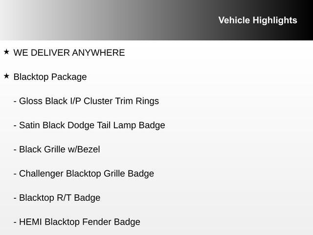 Used 2020 Dodge Challenger R/T w/ Blacktop Package image 12