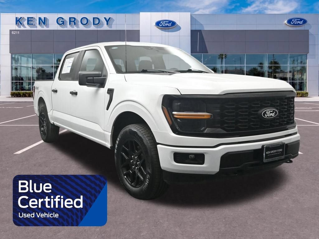 Certified 2024 Ford F150 STX w/ STX Black Appearance Package AWD/4WD 360° Tour