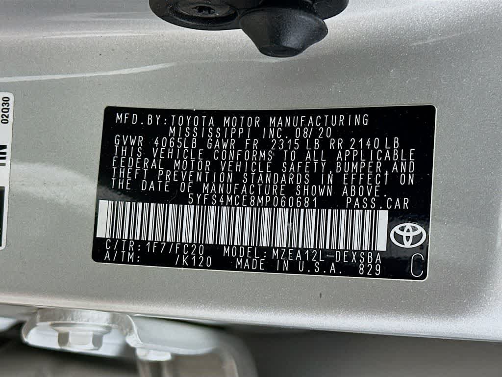 Used 2021 Toyota Corolla SE FWD image 22