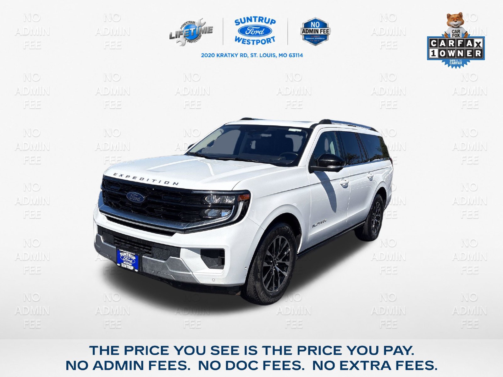 Certified 2025 Ford Expedition Max Platinum