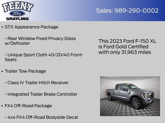 Certified 2023 Ford F150 XL w/ STX Appearance Package AWD/4WD image 14