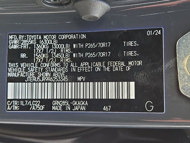 Used 2024 Toyota 4Runner TRD Off-Road Premium w/ TRD Black Wheel Package (TMS) AWD/4WD image 26
