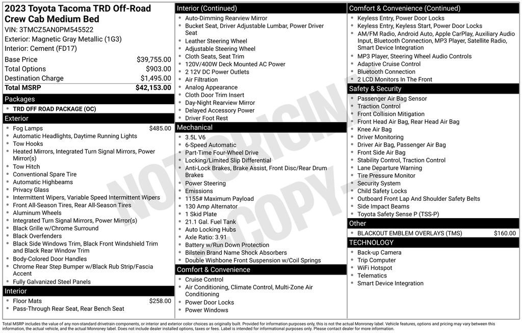 Used 2023 Toyota Tacoma TRD Off-Road image 22