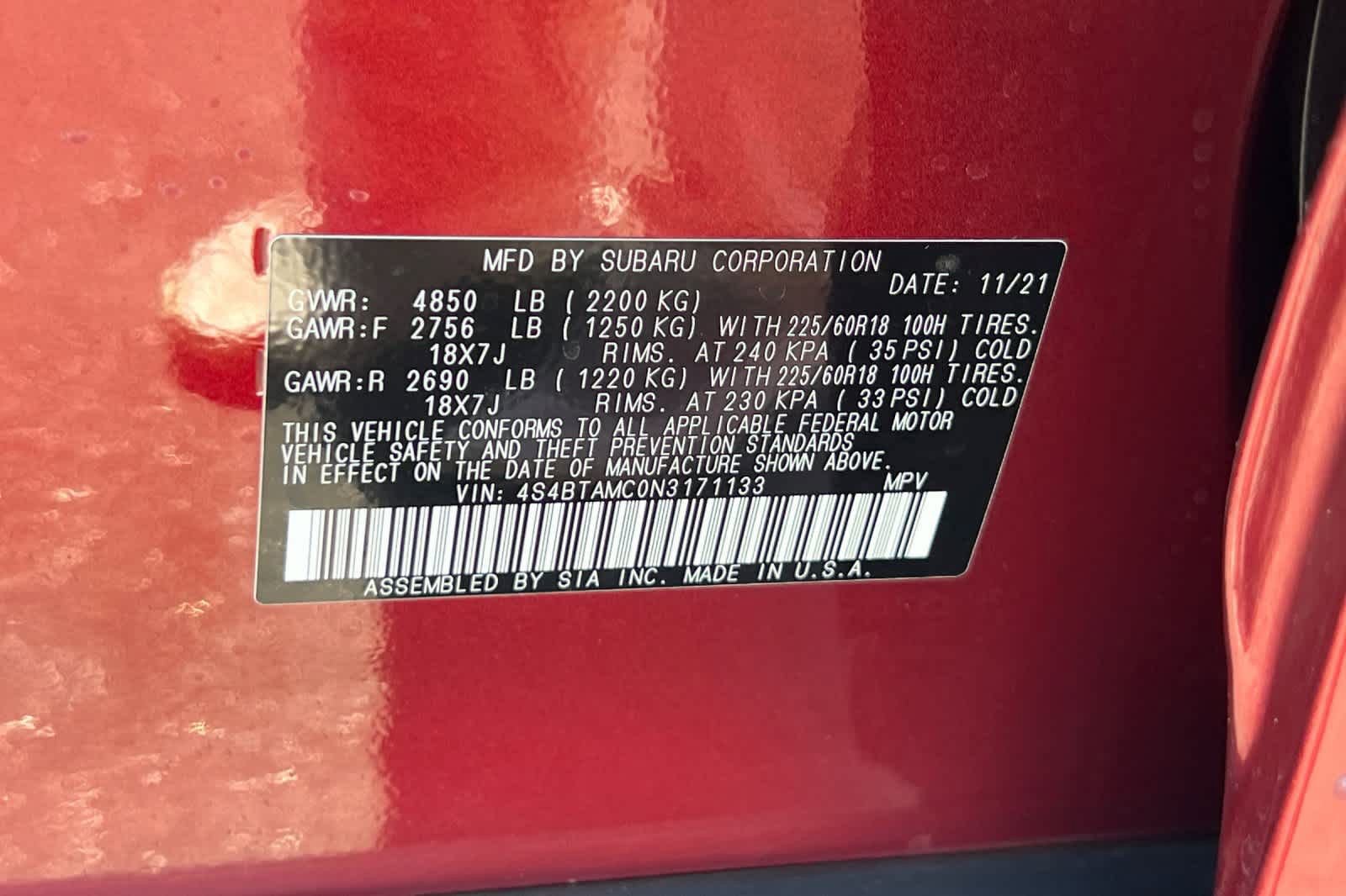 Used 2022 Subaru Outback Limited AWD/4WD image 29