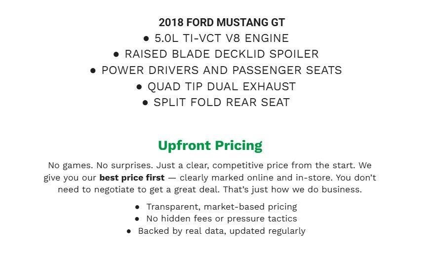 Certified 2018 Ford Mustang GT