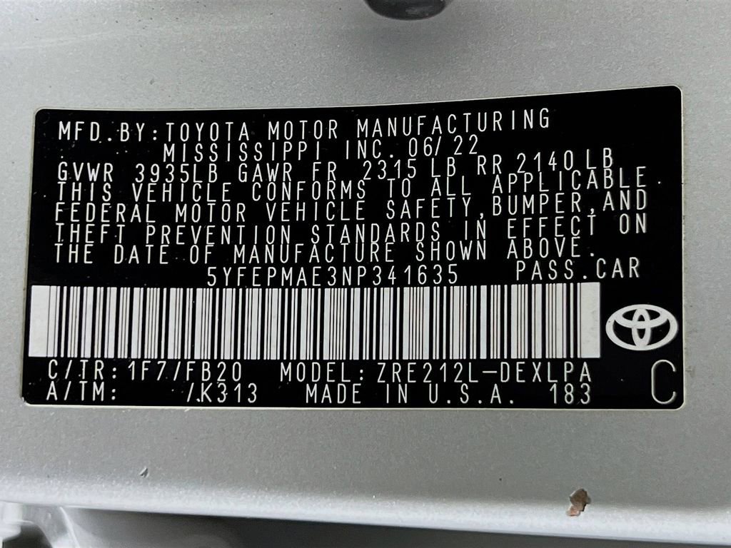 Used 2022 Toyota Corolla LE image 30