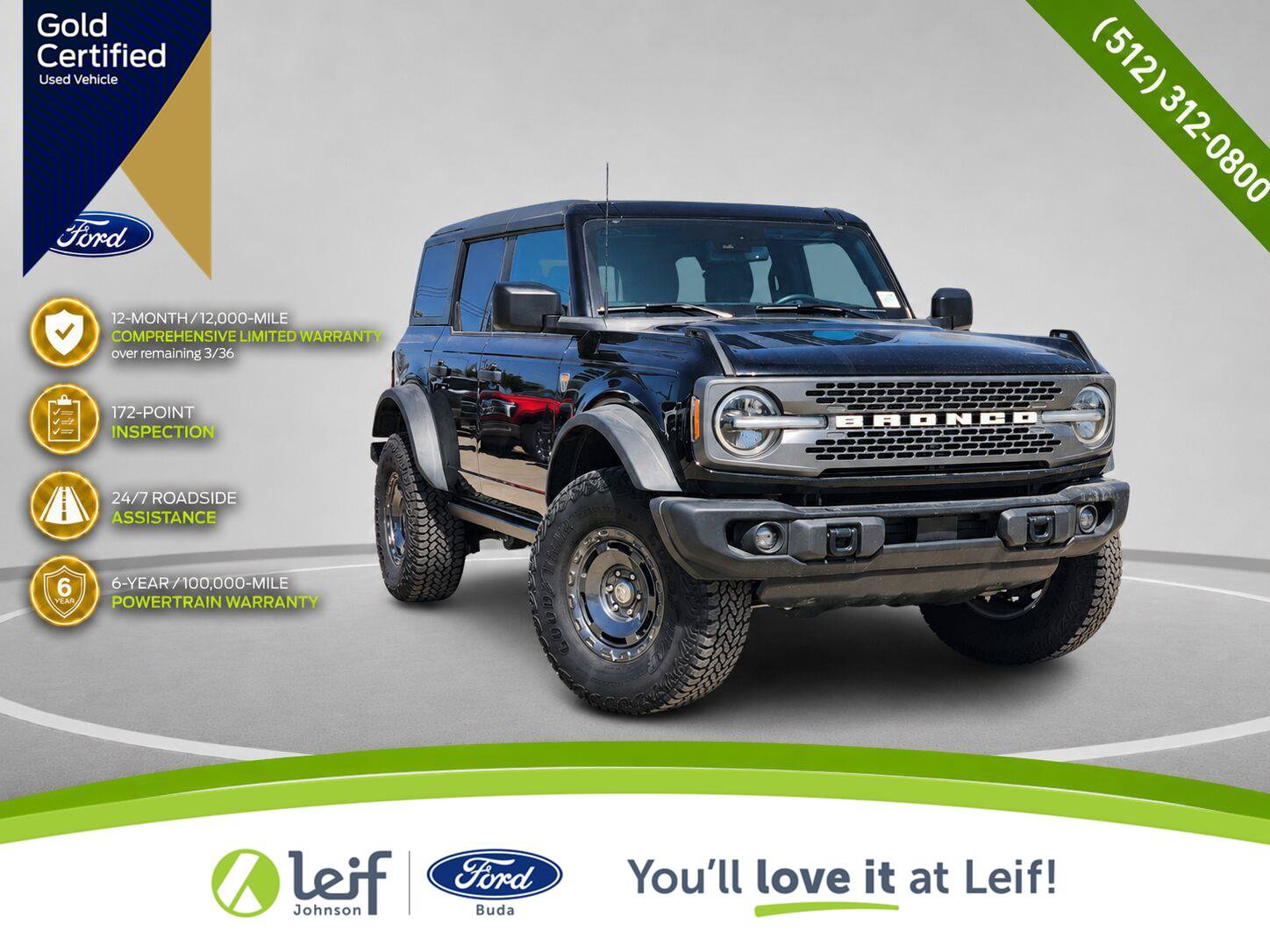 Certified 2025 Ford Bronco Badlands w/ Sasquatch Package