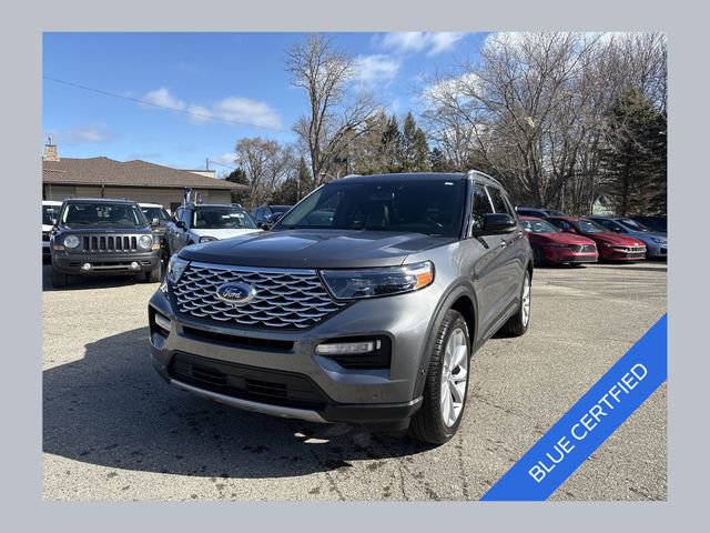 Certified 2022 Ford Explorer Platinum w/ Equipment Group 601A AWD/4WD image 1