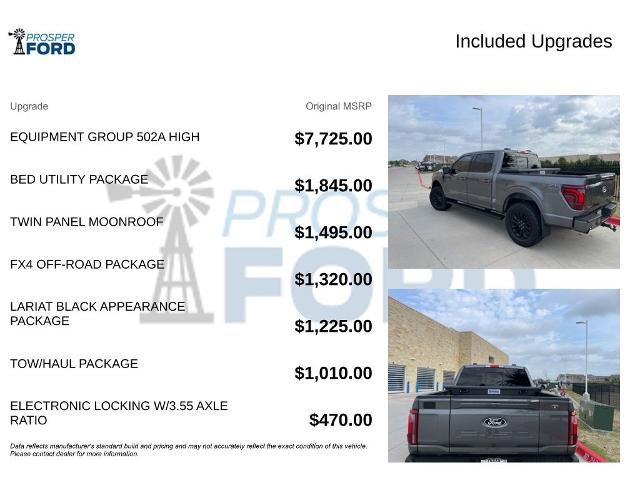 Certified 2025 Ford F150 Lariat w/ Equipment Group 502A High image 3