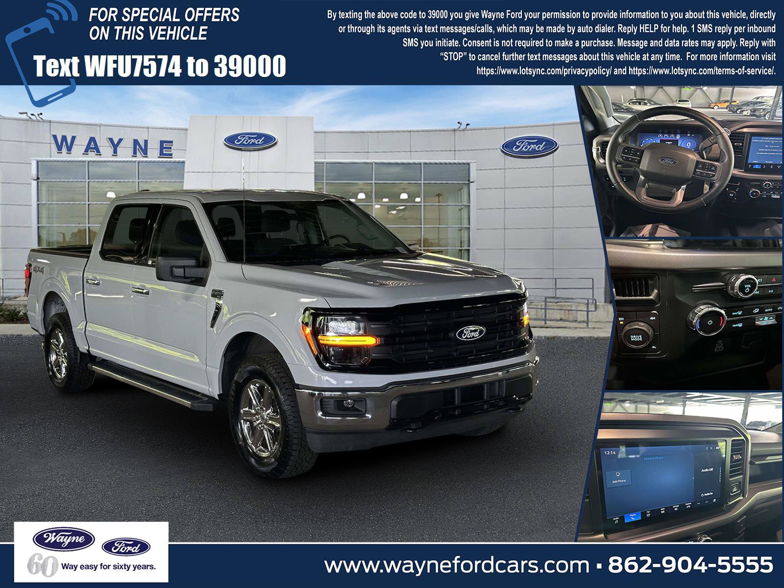 Certified 2025 Ford F150 XLT w/ Equipment Group 301A Standard AWD/4WD image 1