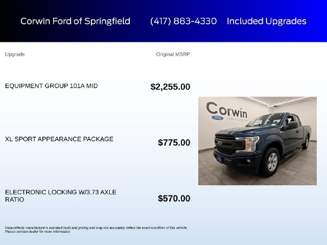 Certified 2018 Ford F150 XL w/ Equipment Group 101A Mid RWD image 6