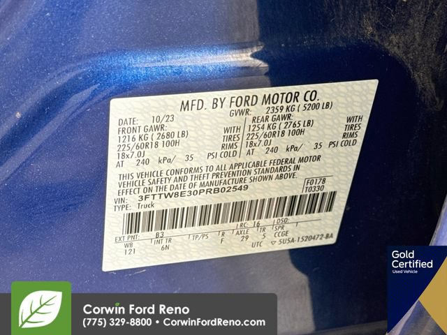 Certified 2023 Ford Maverick Lariat w/ Lariat Luxury Package FWD image 36