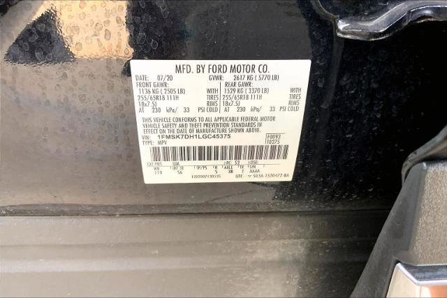 Certified 2020 Ford Explorer XLT w/ Equipment Group 202A RWD image 34