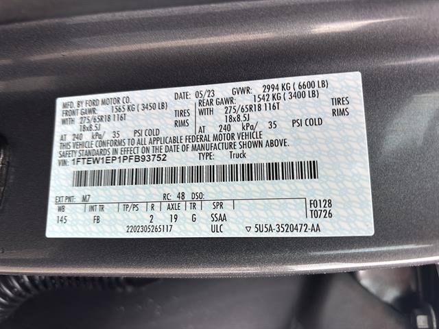 Certified 2023 Ford F150 XLT w/ Equipment Group 302A High AWD/4WD image 21