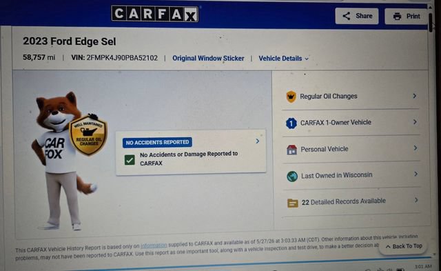 Certified 2023 Ford Edge ST-Line AWD/4WD image 53