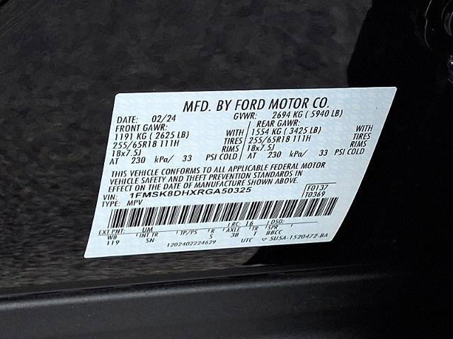 Certified 2024 Ford Explorer XLT w/ Equipment Group 202A image 27