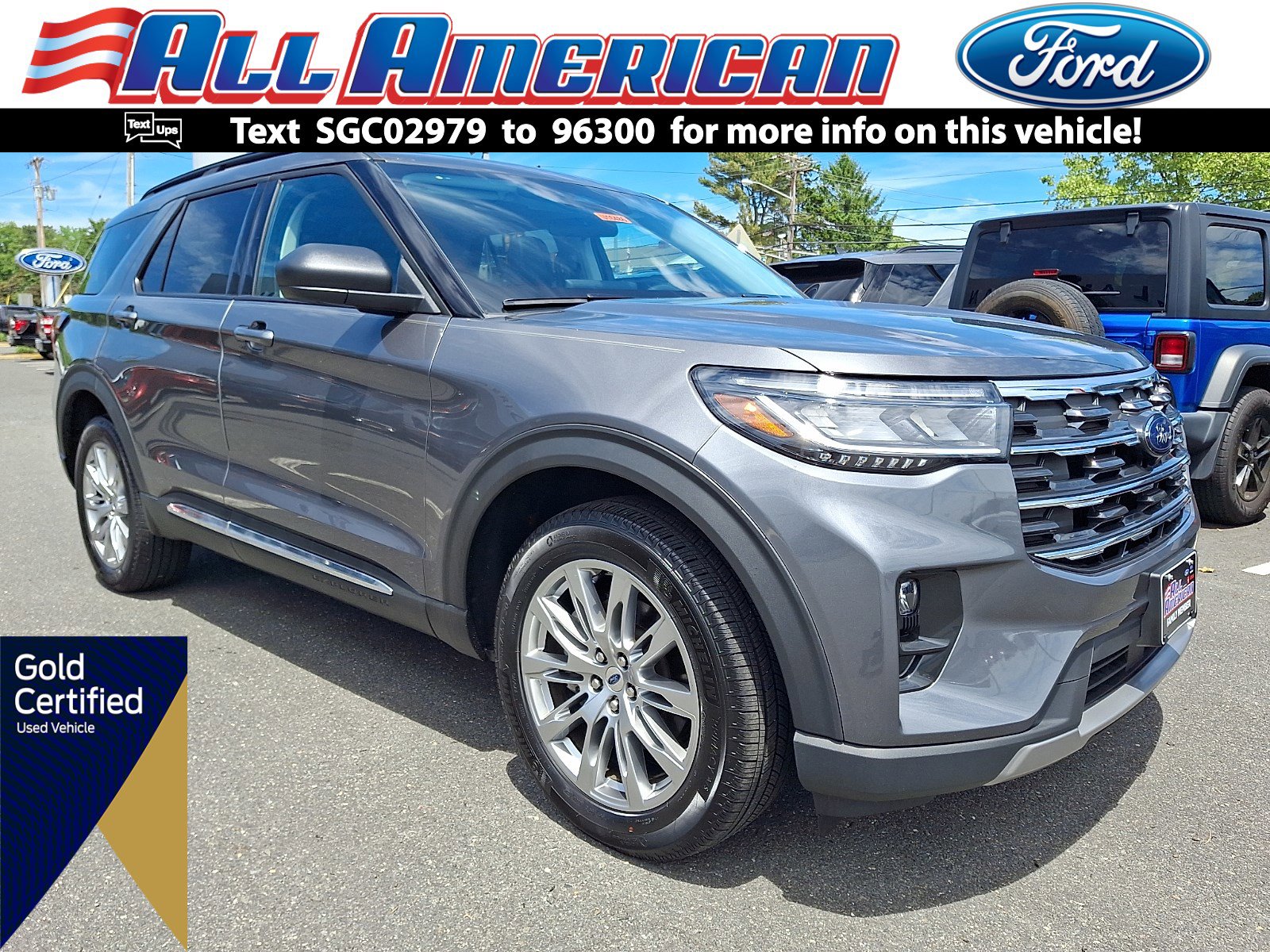Certified 2025 Ford Explorer Active w/ Active Comfort Package