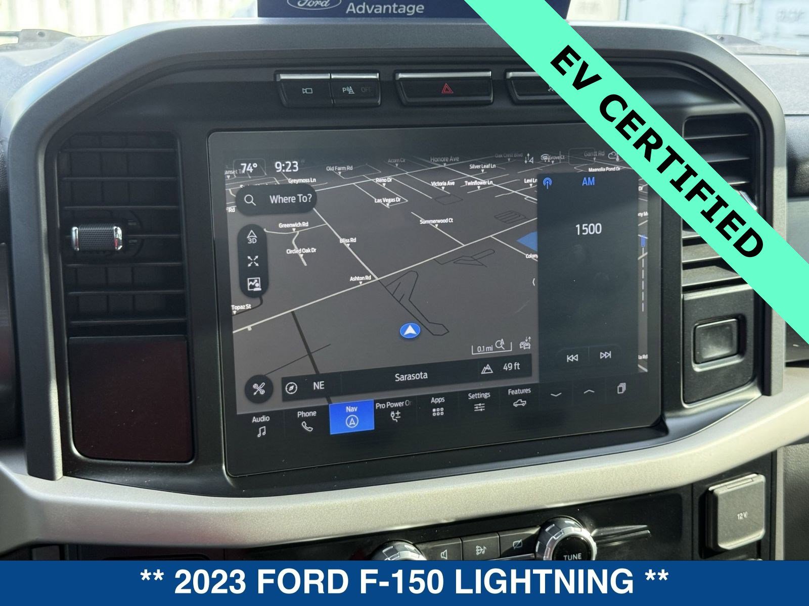 Certified 2023 Ford F150 Lightning XLT w/ Equipment Group 312A High image 28