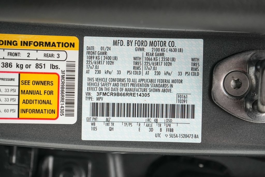 Certified 2024 Ford Bronco Sport Big Bend AWD/4WD image 27