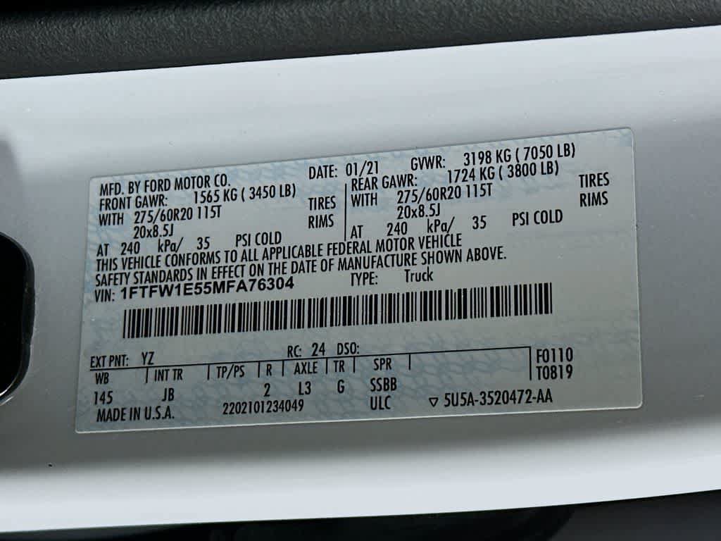 Certified 2021 Ford F150 XL w/ STX Appearance Package AWD/4WD image 23