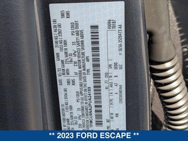 Certified 2023 Ford Escape ST-Line Select w/ Tech Pack #2 AWD/4WD image 25