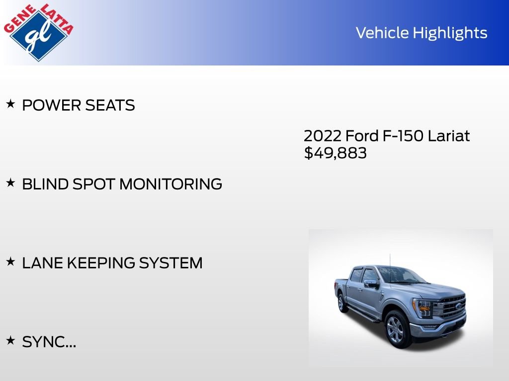 Certified 2022 Ford F150 Lariat w/ Max Trailer Tow Package AWD/4WD image 34
