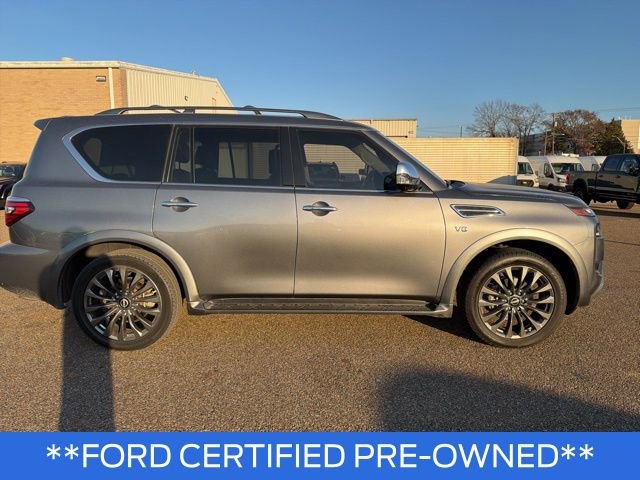 Used 2021 Nissan Armada Platinum w/ Captain's Chairs Package image 2