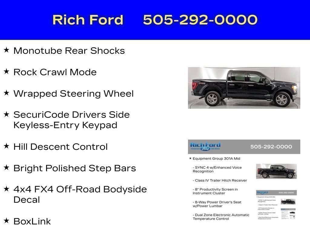 Certified 2023 Ford F150 XLT w/ Equipment Group 301A Mid AWD/4WD image 55