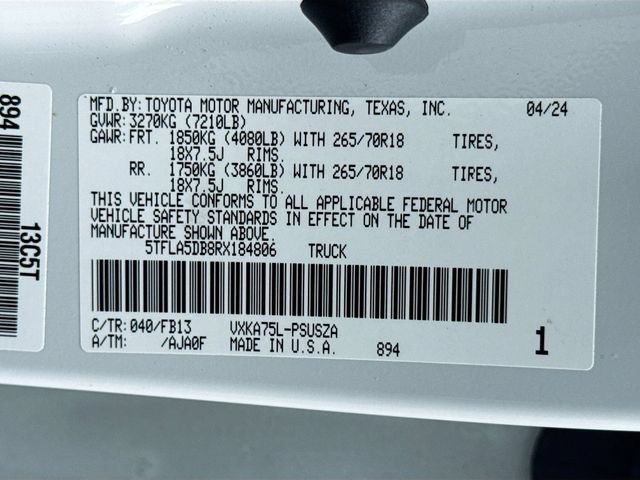 Used 2024 Toyota Tundra SR5 AWD/4WD image 38
