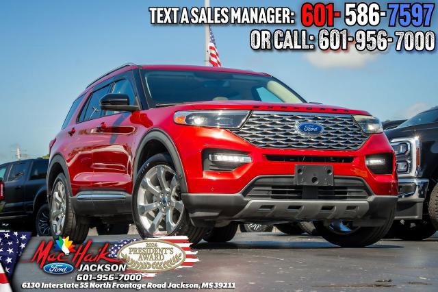 Certified 2020 Ford Explorer Platinum w/ Premium Technology Package