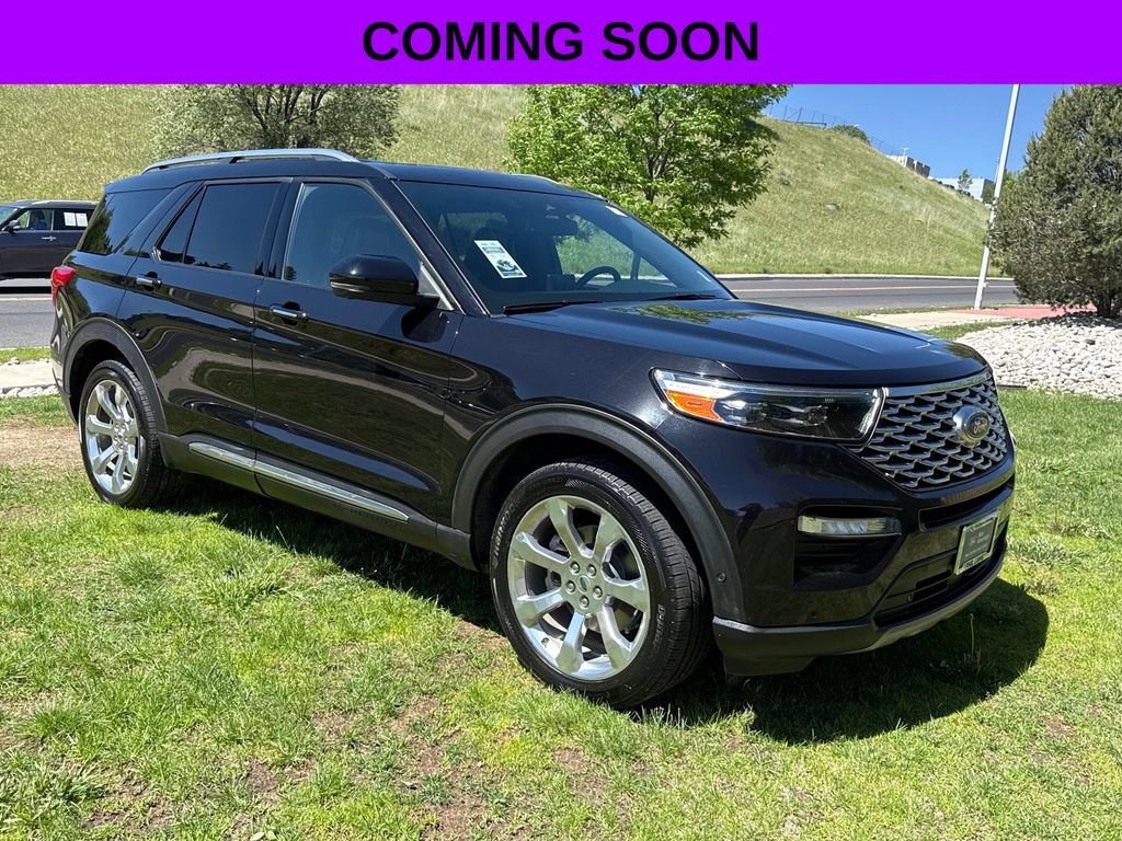Certified 2020 Ford Explorer Platinum w/ Premium Technology Package AWD/4WD image 1