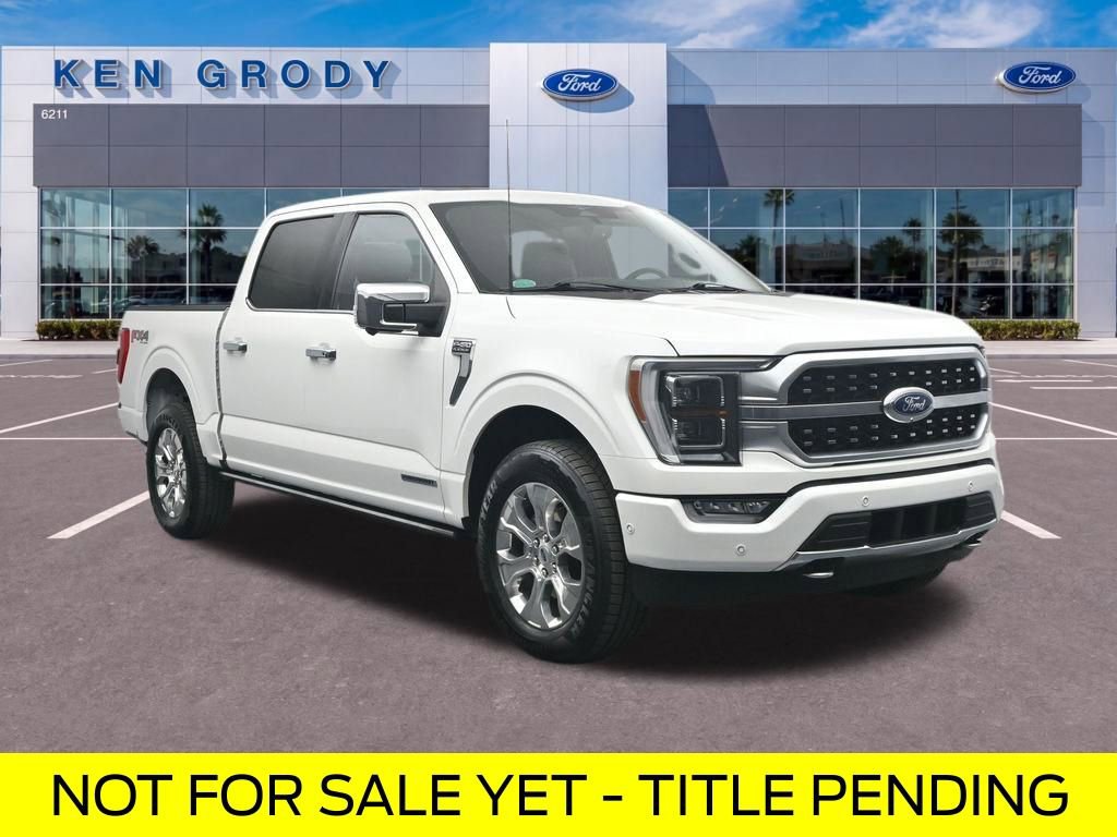 Certified 2023 Ford F150 Platinum w/ Equipment Group 701A High AWD/4WD 360° Tour