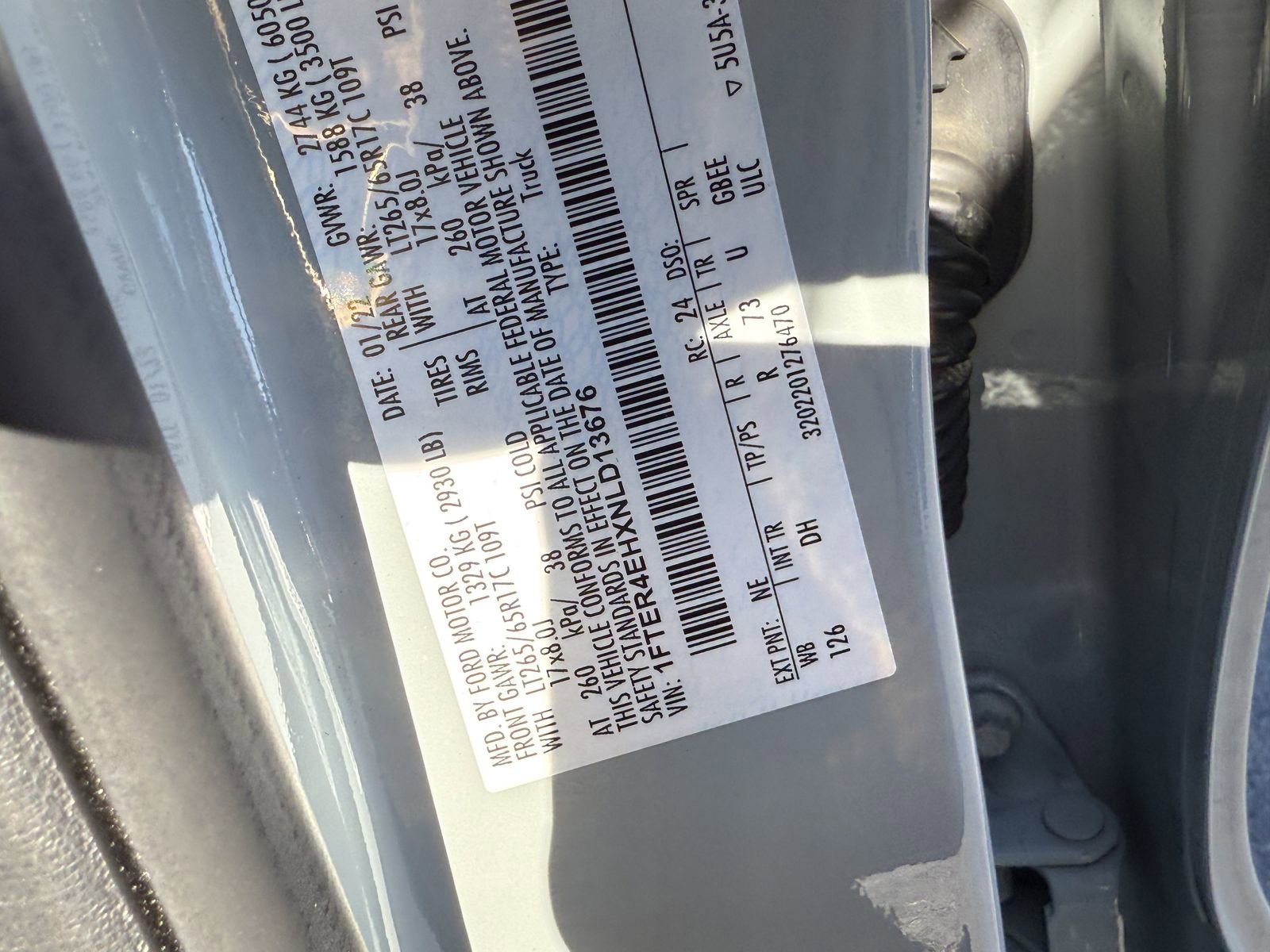 Certified 2022 Ford Ranger Lariat w/ Equipment Group 501A High image 33