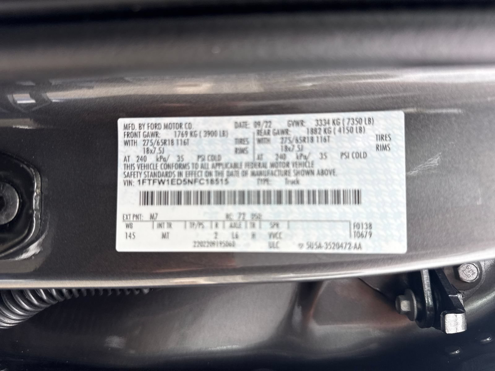 Certified 2022 Ford F150 XLT w/ Equipment Group 302A High AWD/4WD image 30