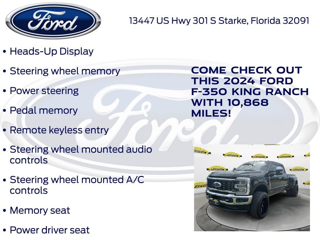 Certified 2024 Ford F350 King Ranch w/ Chrome Package AWD/4WD image 32