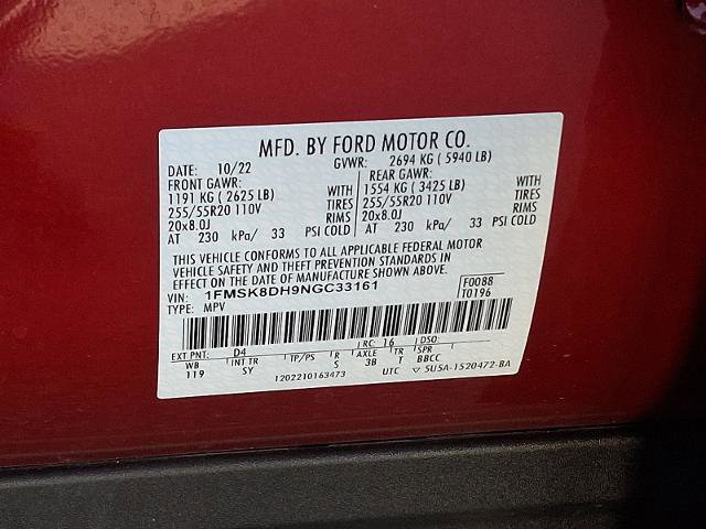 Certified 2022 Ford Explorer XLT w/ Equipment Group 202A image 28