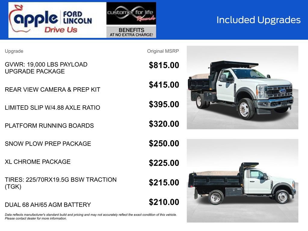 Certified 2023 Ford F550 4x4 Regular Cab Super Duty image 8