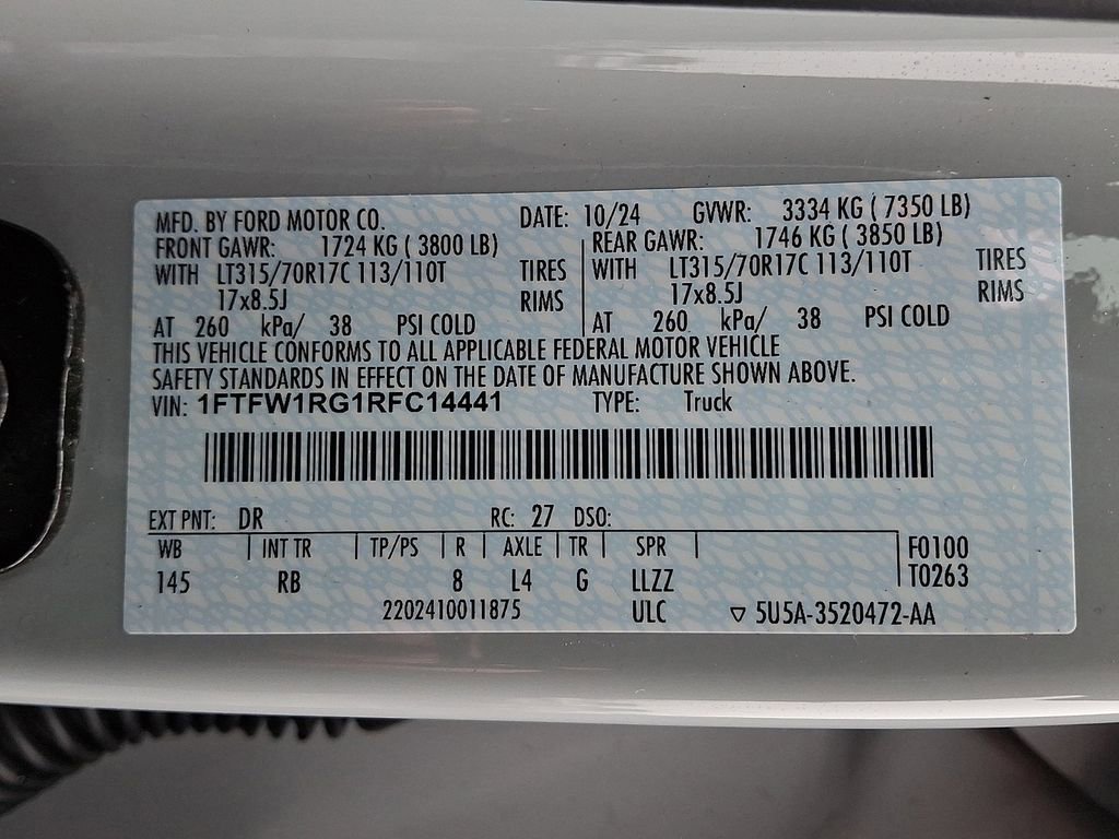 Certified 2024 Ford F150 Raptor image 33