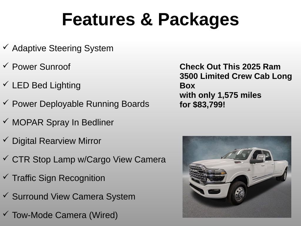 Used 2025 RAM 3500 Limited AWD/4WD image 8