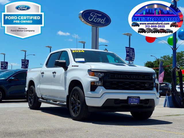 Used 2024 Chevrolet Silverado 1500 Custom w/ Rally Edition AWD/4WD image 1