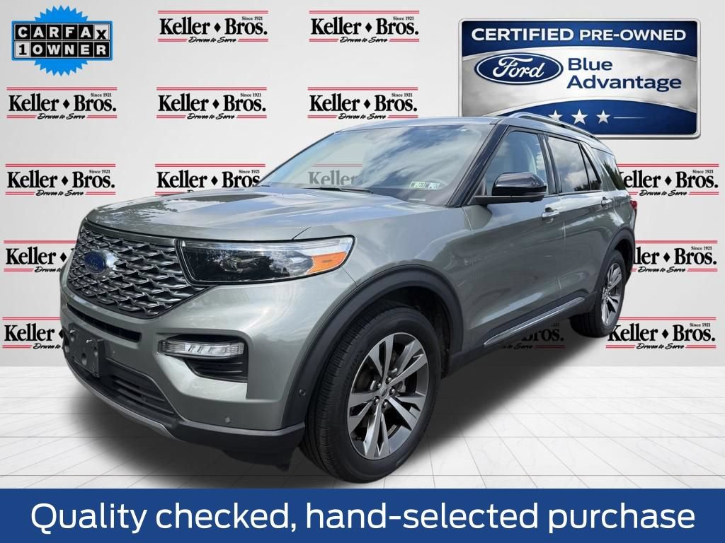 Certified 2020 Ford Explorer Platinum w/ Premium Technology Package AWD/4WD image 3