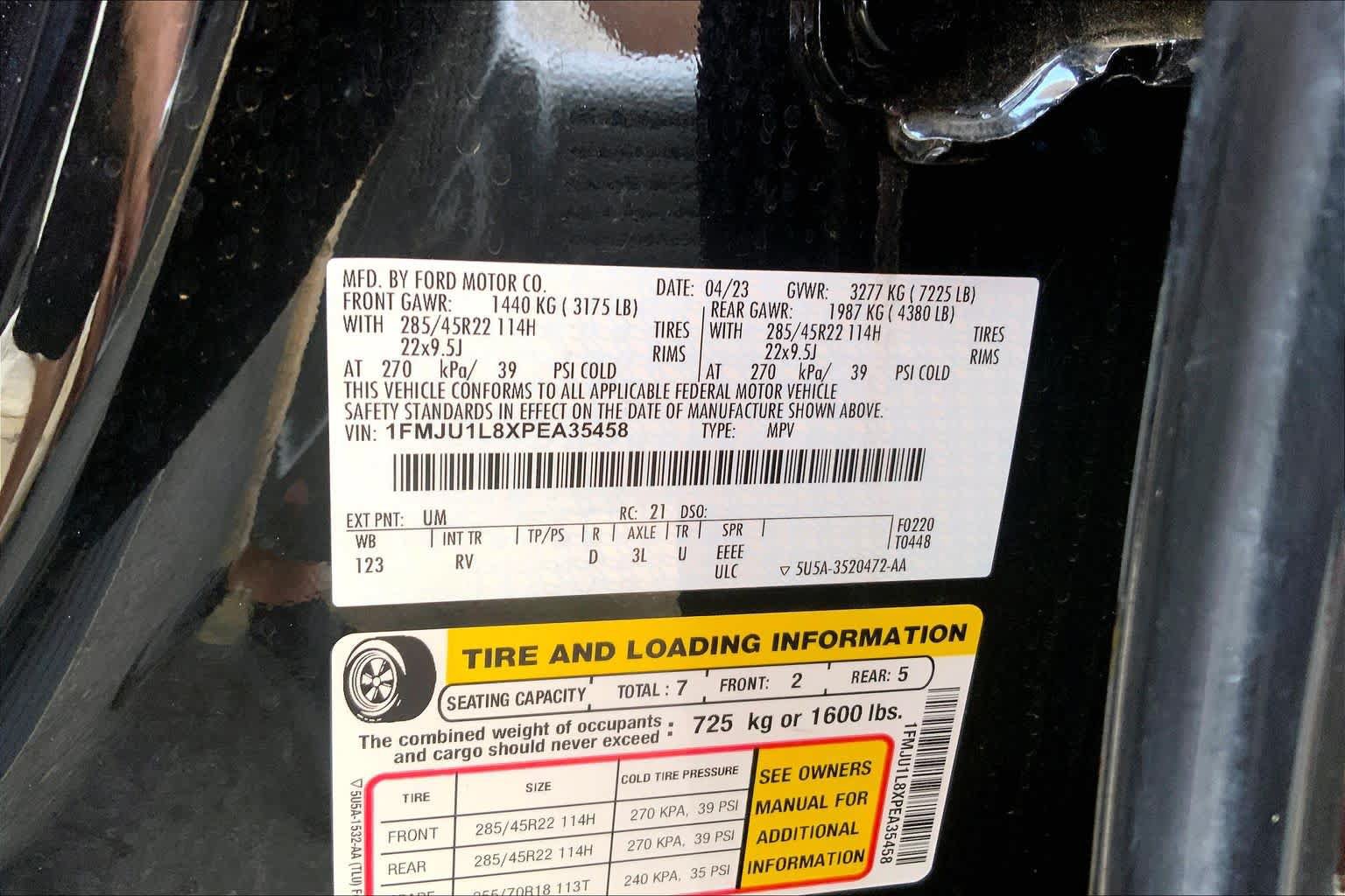 Certified 2023 Ford Expedition Platinum RWD image 32