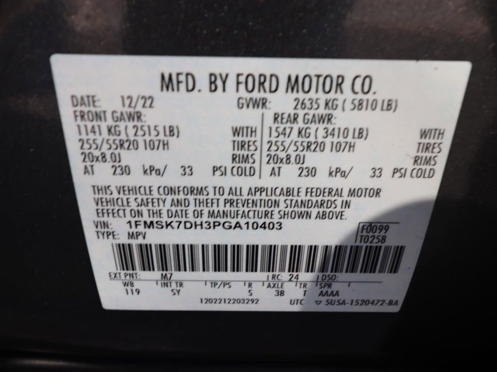 Certified 2023 Ford Explorer XLT w/ Equipment Group 202A image 27