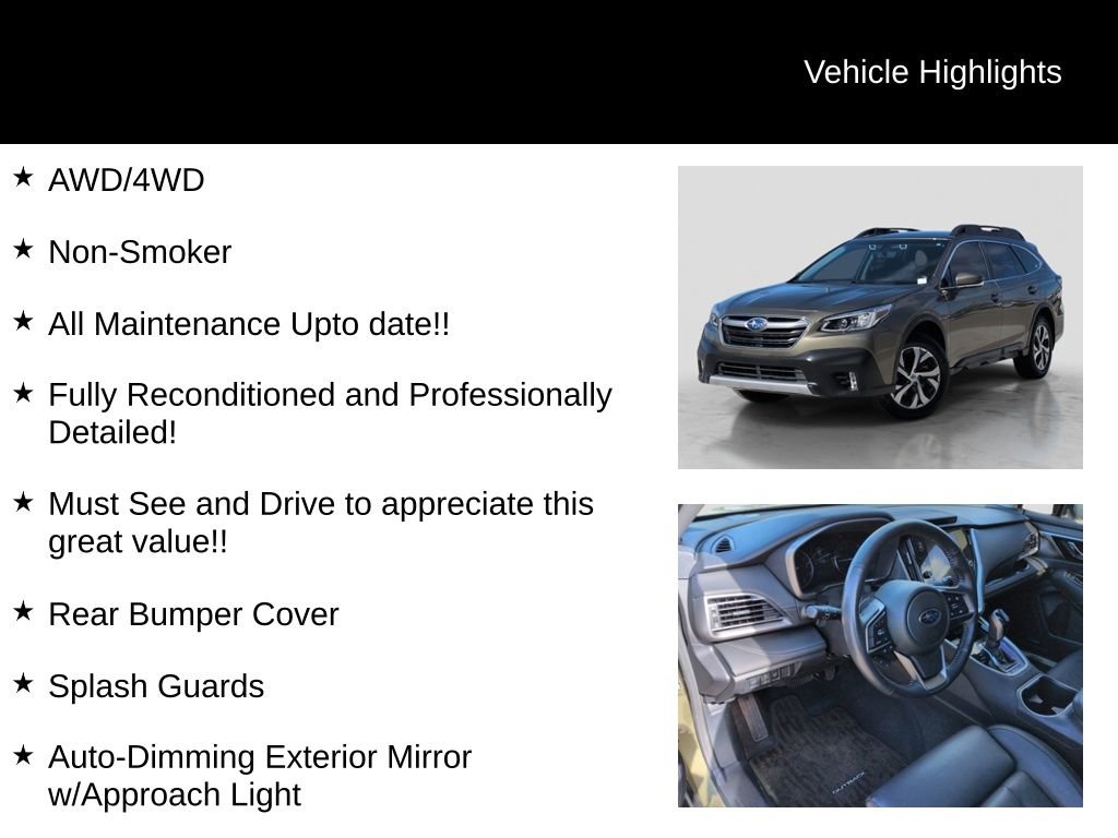 Used 2020 Subaru Outback Limited XT w/ Popular Package #2 image 16