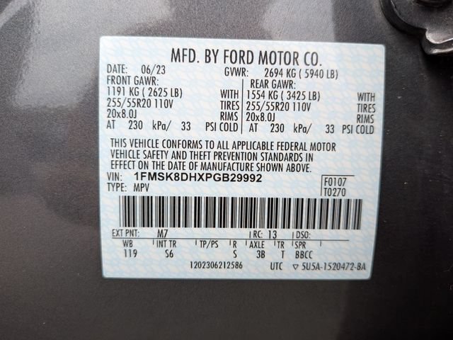 Certified 2023 Ford Explorer XLT w/ Equipment Group 202A AWD/4WD image 24
