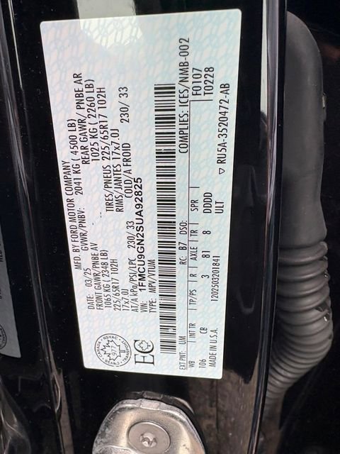 Certified 2025 Ford Escape Active AWD/4WD image 7