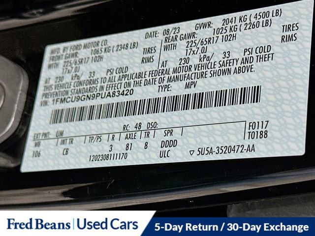 Certified 2023 Ford Escape Active image 36