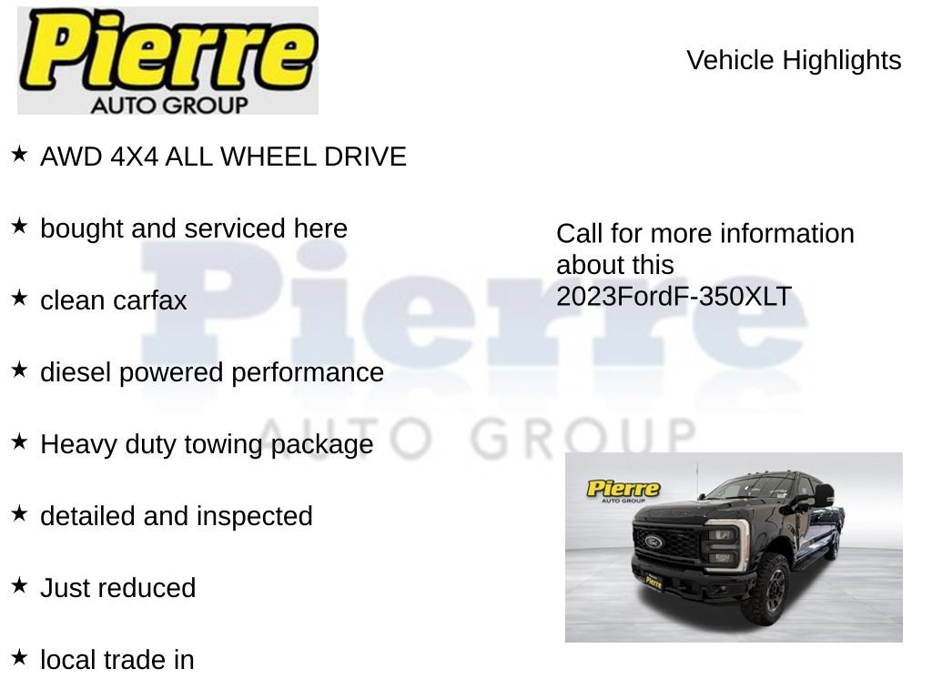 Certified 2023 Ford F350 XLT w/ Tremor Off-Road Package AWD/4WD image 7