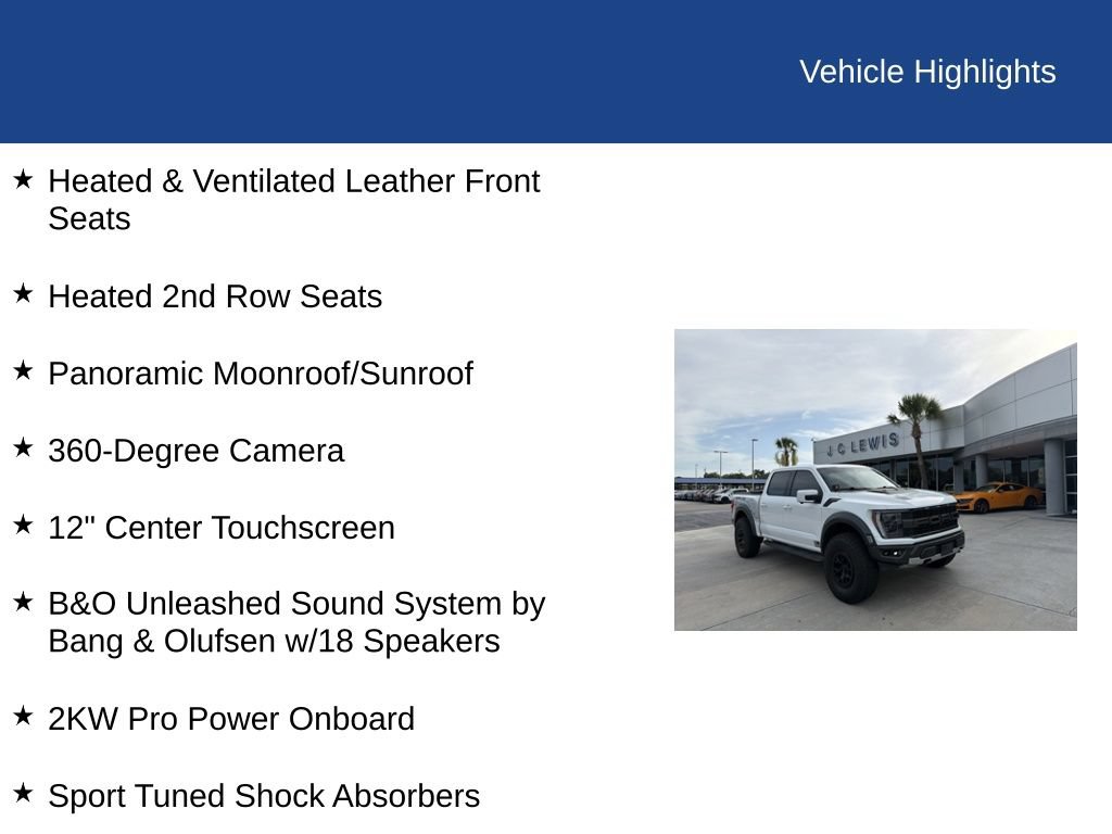 Certified 2023 Ford F150 Raptor w/ Raptor 37 Performance Package AWD/4WD image 10