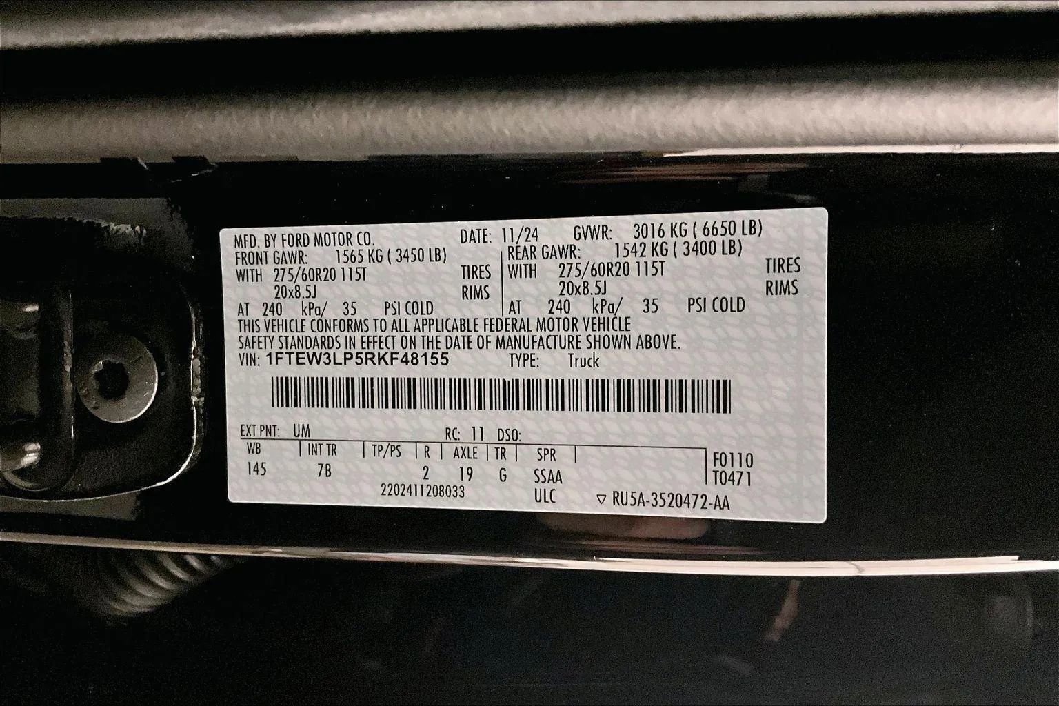 Certified 2024 Ford F150 XLT w/ Equipment Group 302A MID image 33